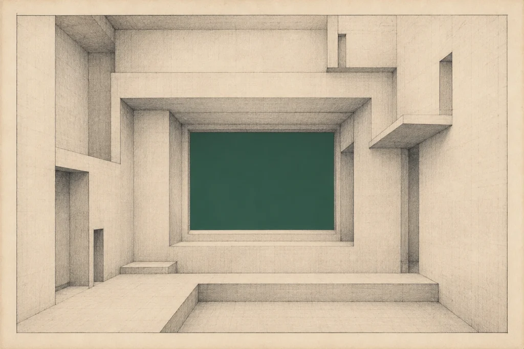 A Window Facing Inward — Rooms Without Entry